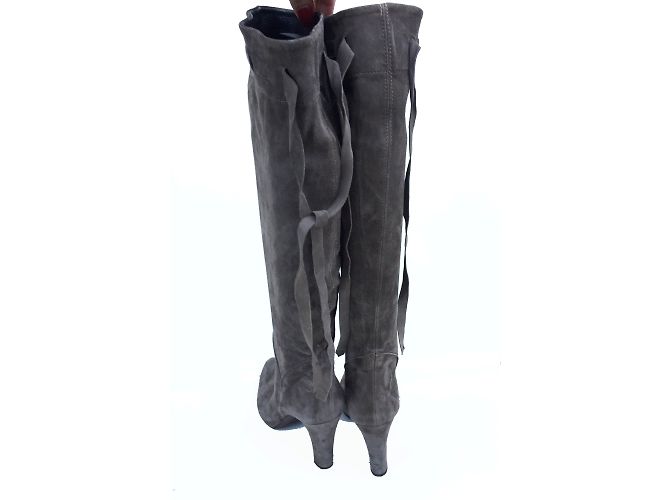 Vero Cuoio Botas overknee de ante grises - vista 4
