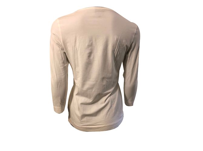 Just Cavalli Top de Manga 3/4 Blanco de Algodón - vista 2