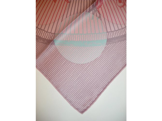 Hermès Seiden Schals Mehrfarben - Ansicht 8