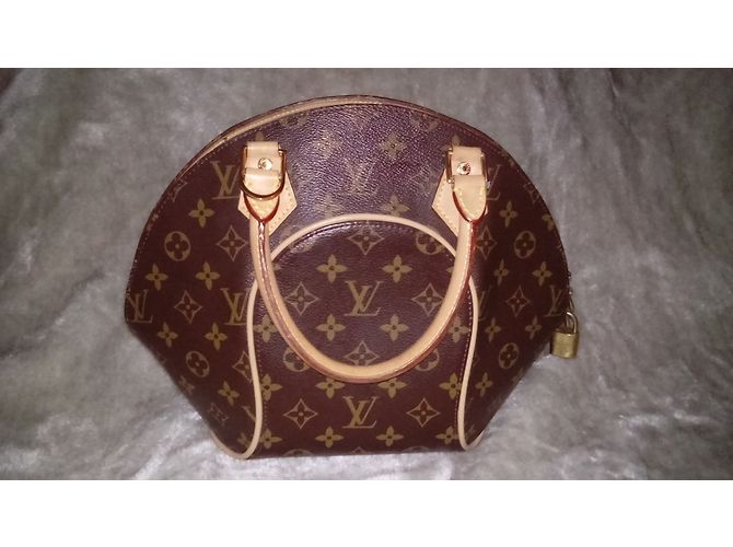 Bowling Louis Vuitton Sac à main Eclipse Marron - vue 4