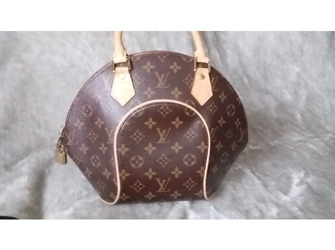 Bowling Louis Vuitton Sac à main Eclipse Marron - vue 3