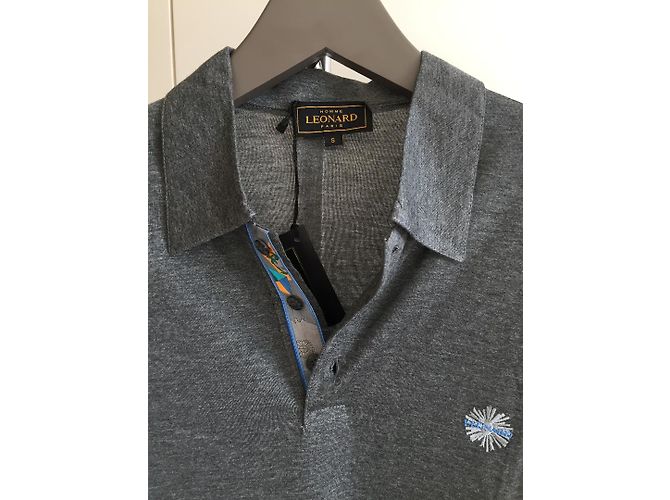 Leonard Paris leichtes Poloshirt aus Stoff - Ansicht 4