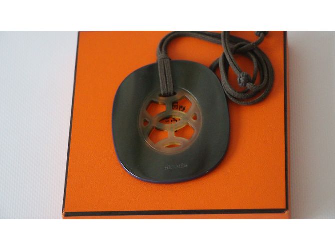 Hermès Collares pendientes Negro - vista 2
