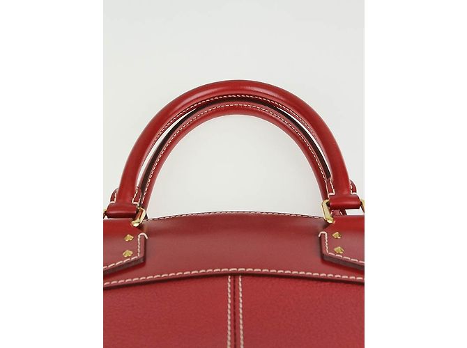LOUIS VUITTON Tanmi Suhali Leather Lockit MM Bag Rosso - vista 4