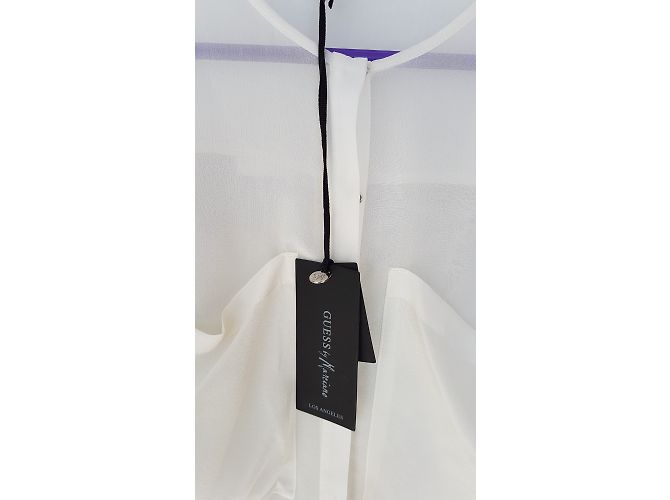 Autre Marque Camicetta Guess Marciano in viscosa bianca 42 Bianco - vista 3