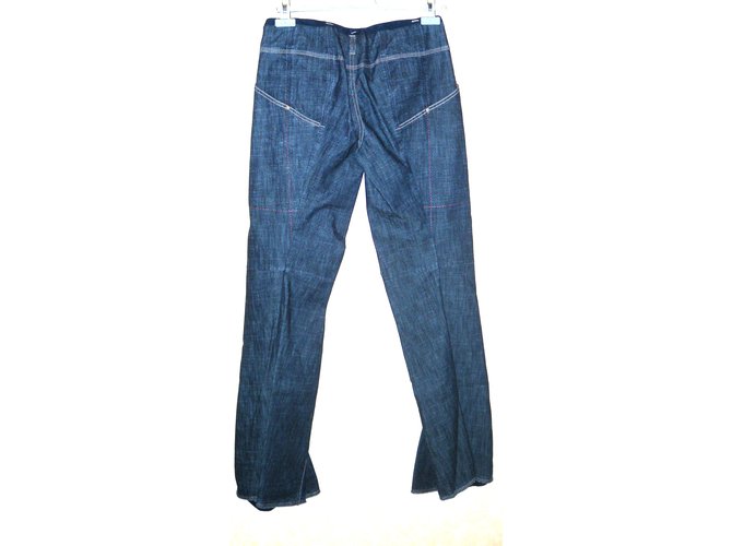 Pretty Stretch Violet Jeans Marithé François Girbaud Size 36 (I 40 W27