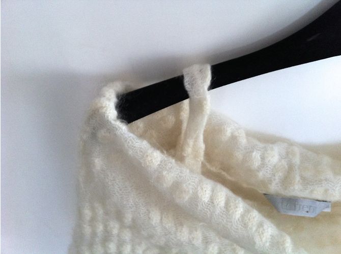 Autre Marque Jersey de mohair Tehen crema Crudo - vista 4