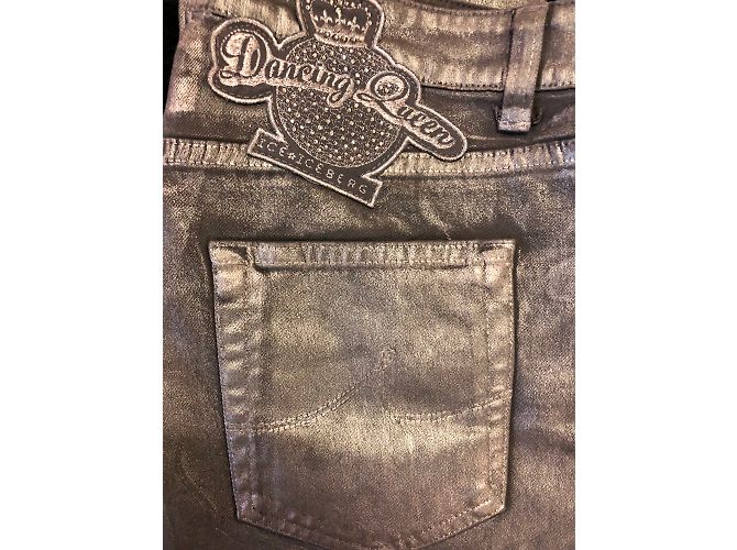 Completo pantalone Iceberg argento cotone - vista 8