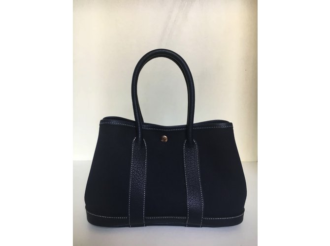 Hermès Garden Party TTPM Blu navy - vista 2