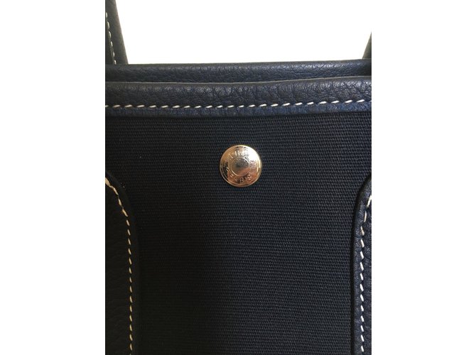 Hermès Garden Party TTPM Blu navy - vista 9