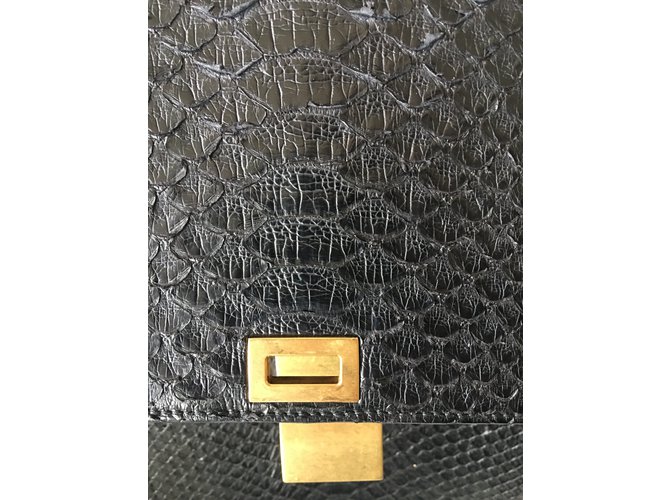 Céline Box Bag Python Black - view 2