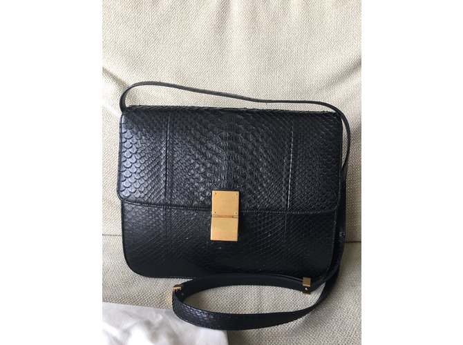 Céline Box Bag Python Black - view 3
