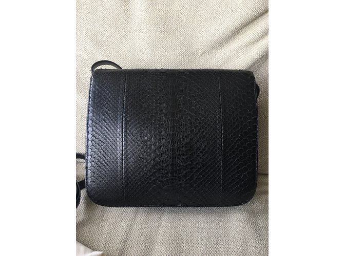 Céline Box Bag Python Black - view 5
