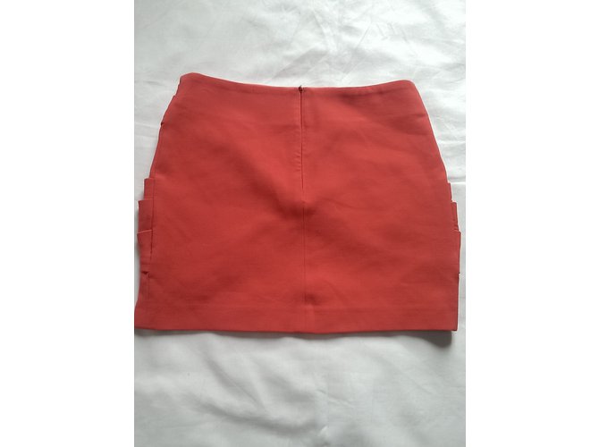 Falda corta Maje coral - vista 3