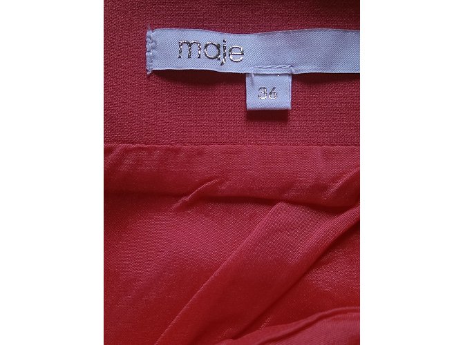 Falda corta Maje coral - vista 4
