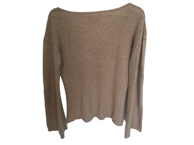 Zadig & Voltaire Kaschmir Pullover Beige V Ausschnitt - Ansicht 2