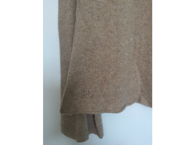 Zadig & Voltaire Kaschmir Pullover Beige V Ausschnitt - Ansicht 3