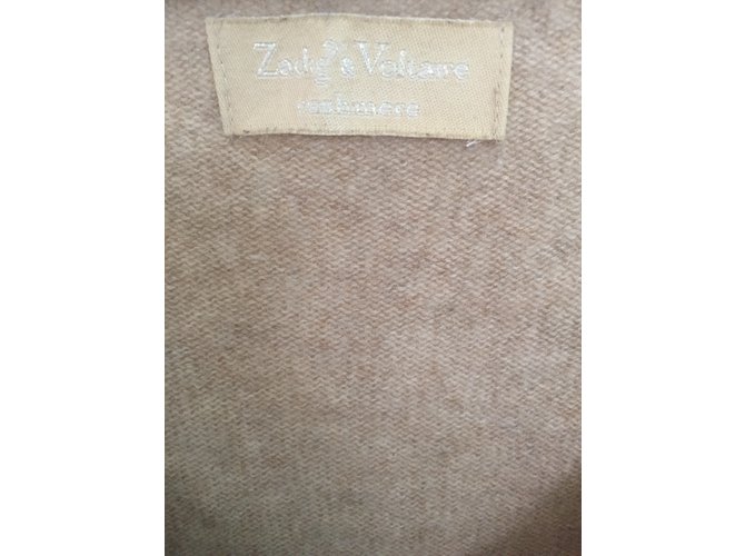 Zadig & Voltaire Kaschmir Pullover Beige V Ausschnitt - Ansicht 5