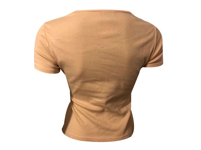 Camiseta Kenzo beige de algodón con motivos de terciopelo - vista 2