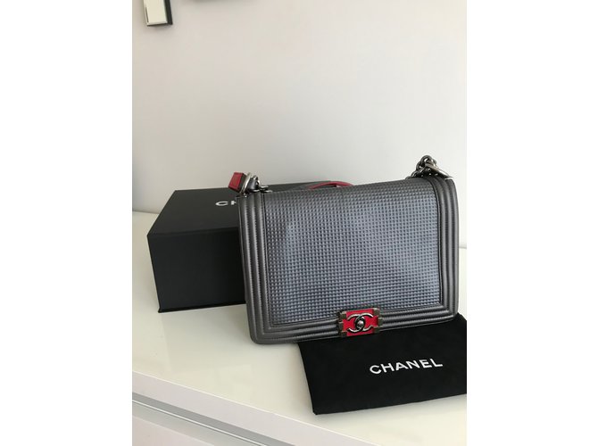 Boy Chanel Junge neues Medium Grau - Ansicht 2