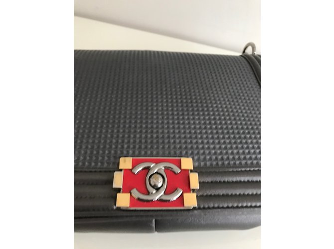 Boy Chanel Junge neues Medium Grau - Ansicht 7