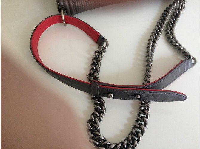 Boy Chanel Junge neues Medium Grau - Ansicht 8