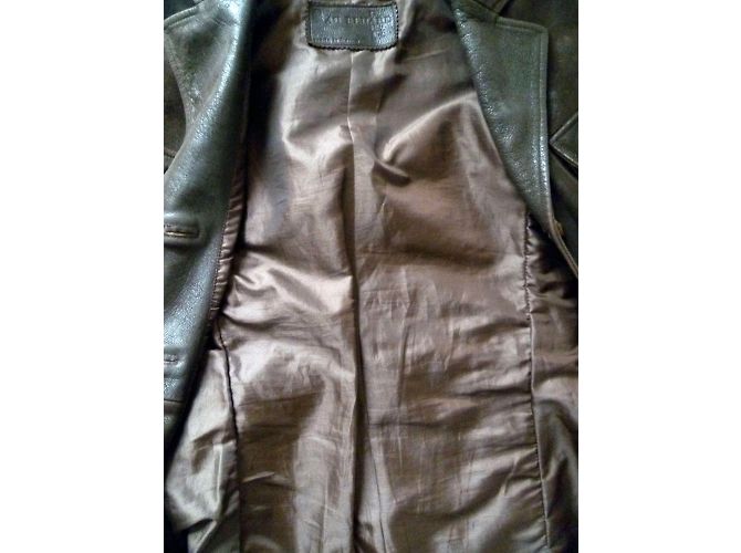 Autre Marque Sahara Lederjacke dunkelbraun - Ansicht 4