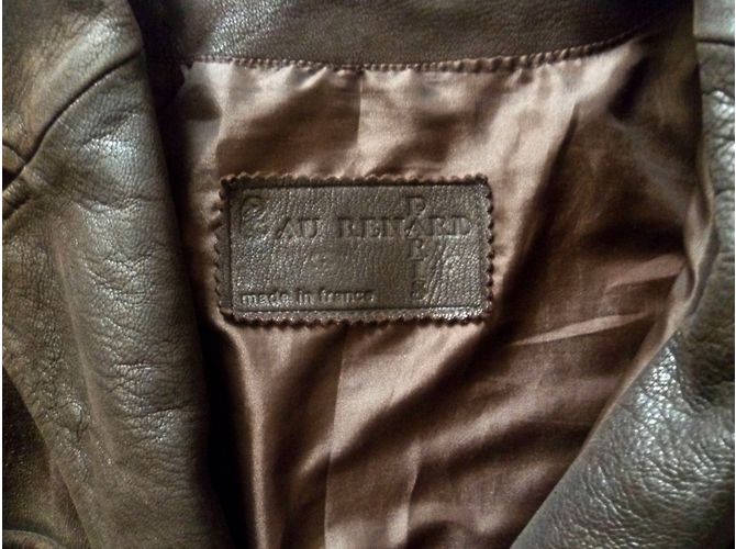 Autre Marque Sahara Lederjacke dunkelbraun - Ansicht 6