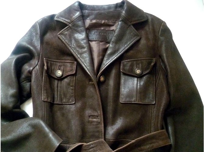 Autre Marque Sahara Lederjacke dunkelbraun - Ansicht 7