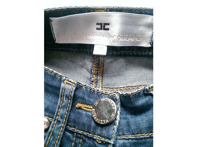 Jeans Slim de 5 Bolsillos Elisabetta Franchi Azul - vista 3