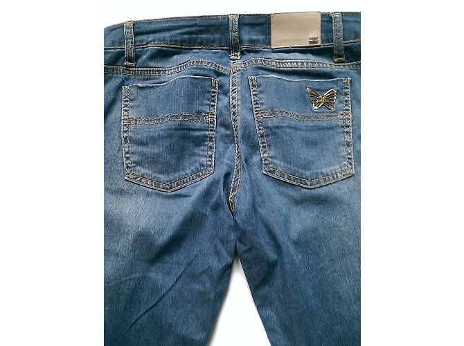 Jeans Slim de 5 Bolsillos Elisabetta Franchi Azul - vista 5
