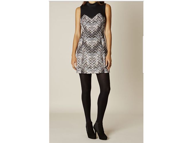 Karen Millen Kleid blau aus Polyester L - Ansicht 3