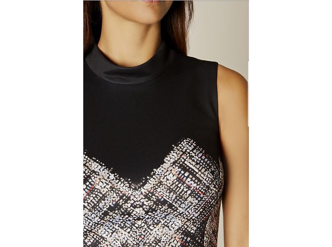 Karen Millen Kleid blau aus Polyester L - Ansicht 5