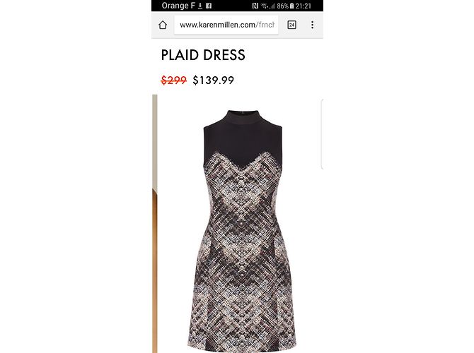 Karen Millen Kleid blau aus Polyester L - Ansicht 6