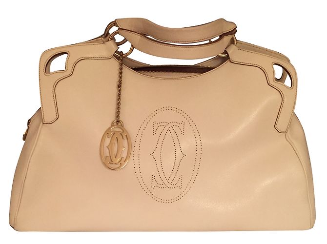 Borsa Marchello Cartier in pelle ebano - vista 2