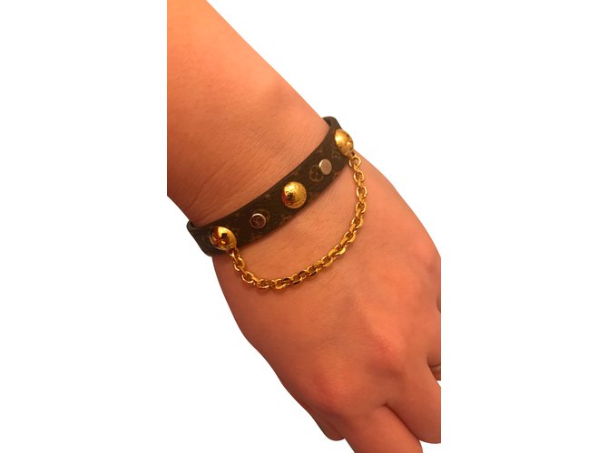 Louis Vuitton Bracciale Harajuku Marrone Multicolore - vista 2