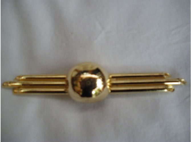 Autre Marque Spilla in metallo dorato D'oro - vista 3