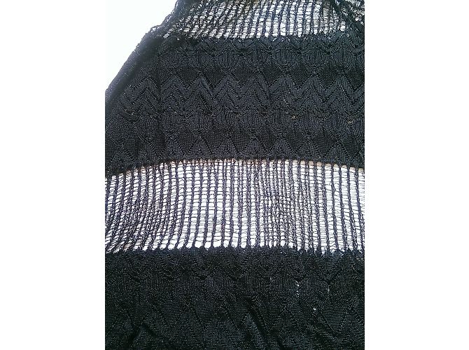 Poncho de encaje Maje Maxime negro - vista 6