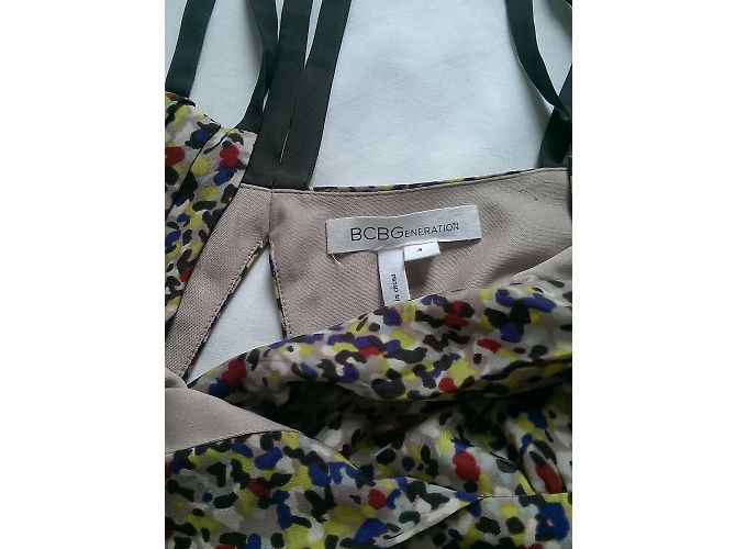 Abito Bcbg bcbgeneration Multicolore Poliestere Taglia 4 - vista 5