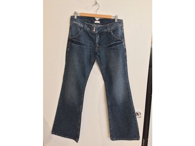 Pinko Bootcut Jeans aus blauem Denim - Ansicht 8