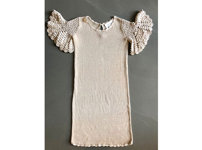 By Malene Birger Strickkleid aus Leinen Beige - Ansicht 4