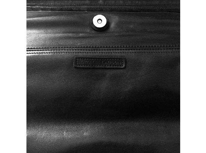 Autre Marque Borsa a mano Nathalie Laudon in pelle nera Nero - vista 4