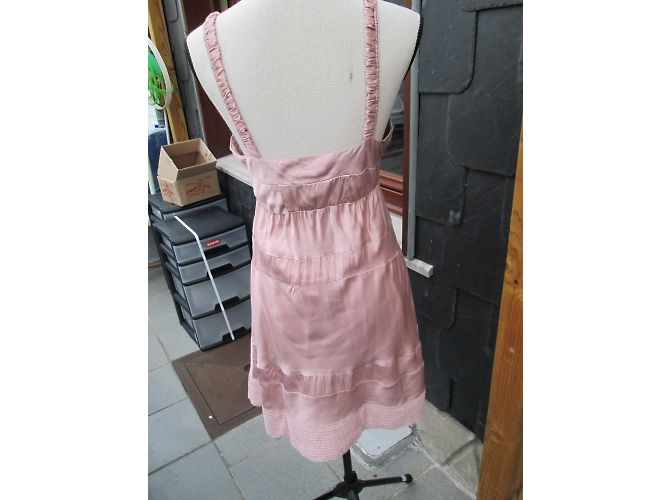 Vestido de seda rosa Pinko - vista 3