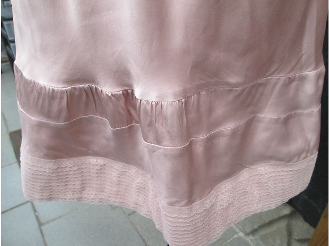 Vestido de seda rosa Pinko - vista 5