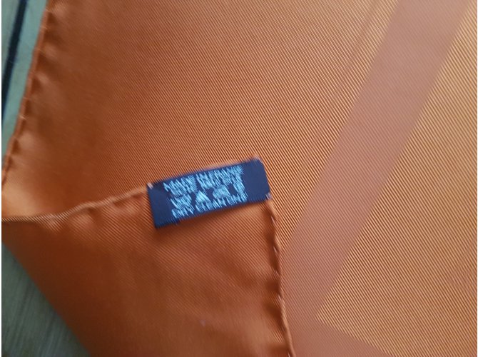 Hermès Seiden Schals Orange - Ansicht 3