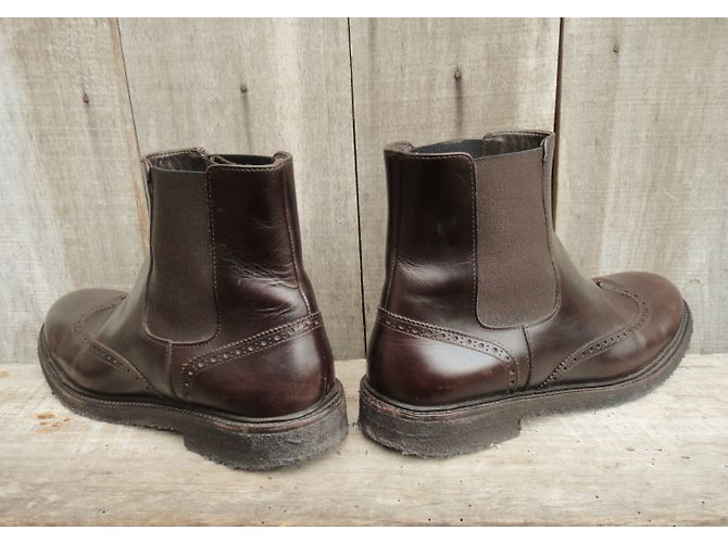 Apc Chelsea Boots Brown Leather - view 5