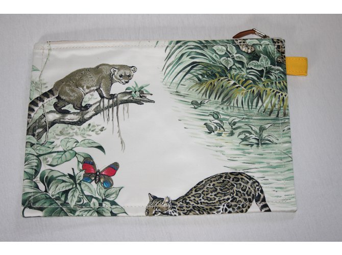 Hermès GM Equateur Bianco sporco - vista 3