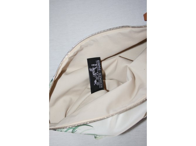 Hermès GM Equateur Bianco sporco - vista 4