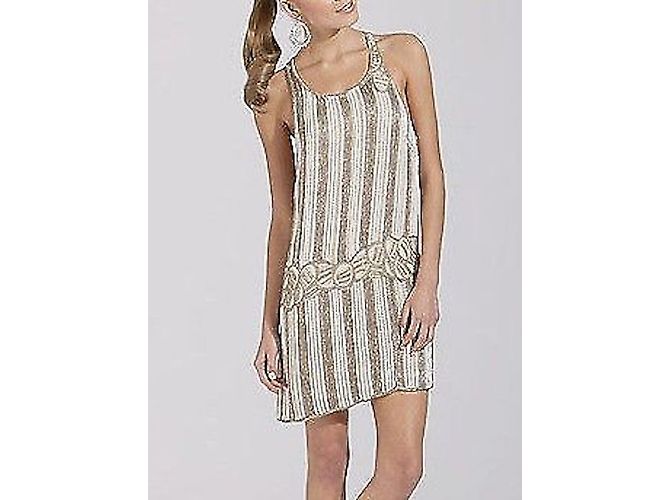 Kate Moss For Topshop Kleider Roh Taupe - Ansicht 6