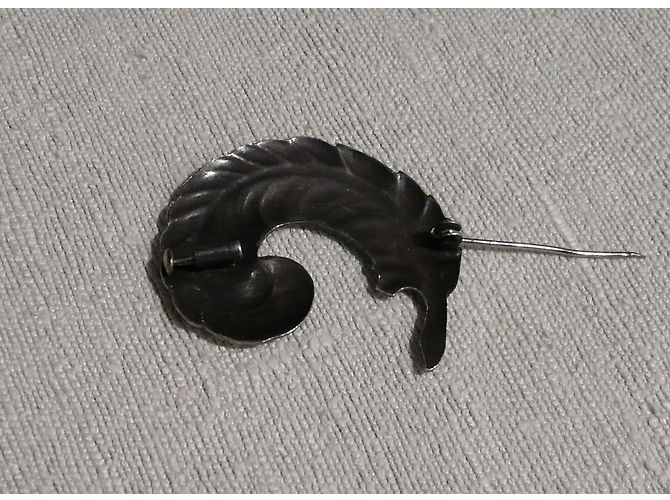 Vintage Spilla in argento massiccio - vista 3